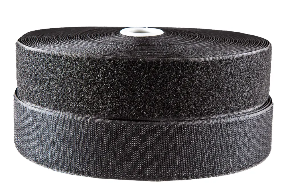 Velcro poliéster (GRIS OSCURO, 3/4" = 2 cm)