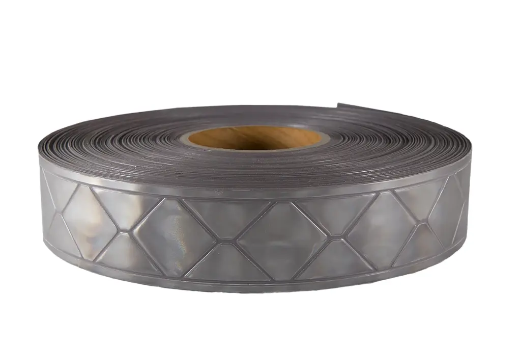 Reflectivo PVC policía (2" = 5 cm, Rombos)