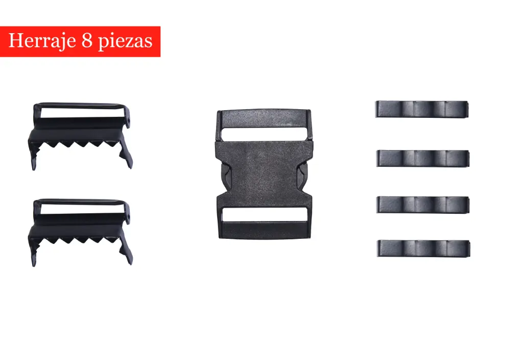 Herraje 6 piezas (Con chapa)