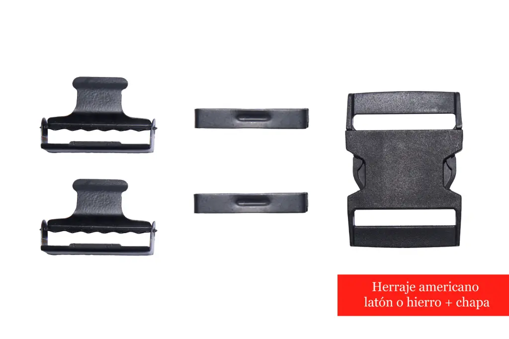 Herraje americano (Hierro, Con chapa)