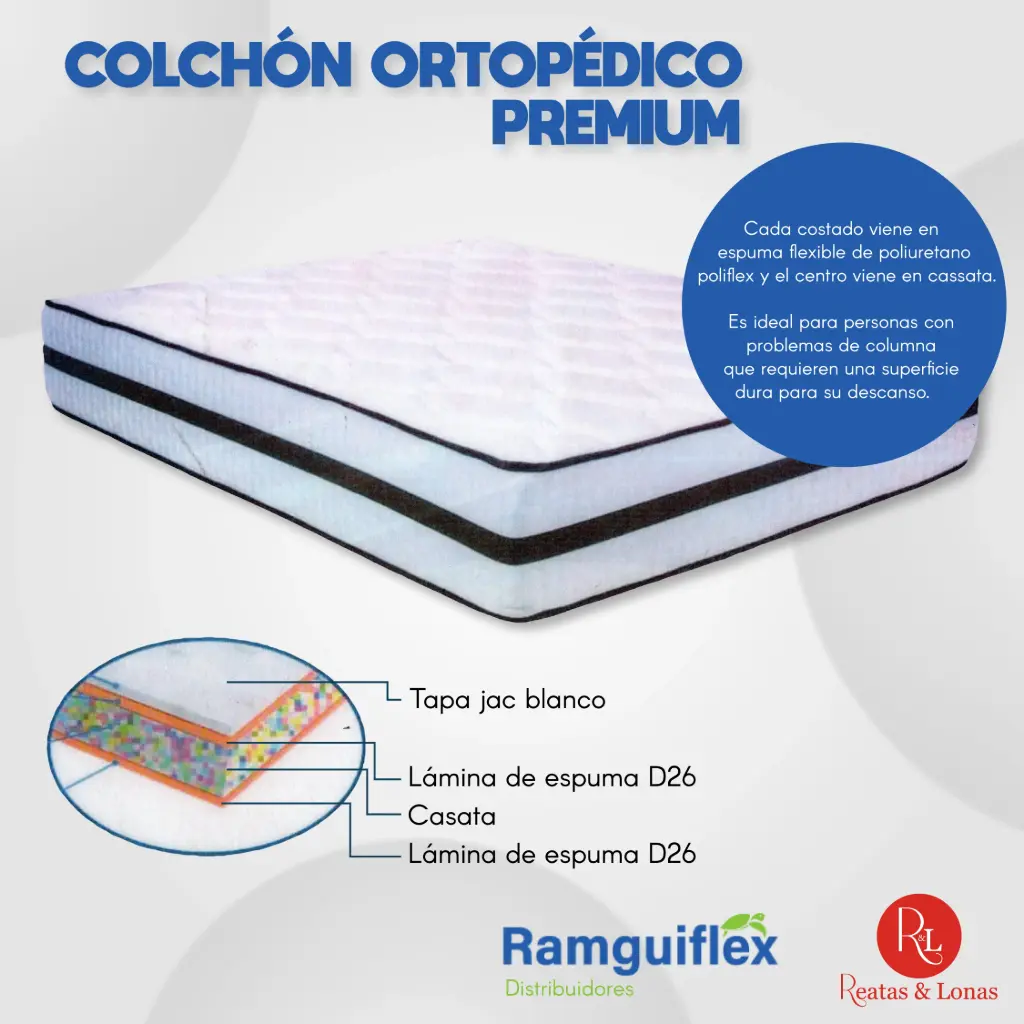 Colchón premium Ramguiflex (1.00 m)